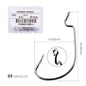 10pcs/ Box Fishing hook Offset 8# - 5/0# crank hook for soft worm bait fishhook crankbait fishing tackle accessories pesca hooks