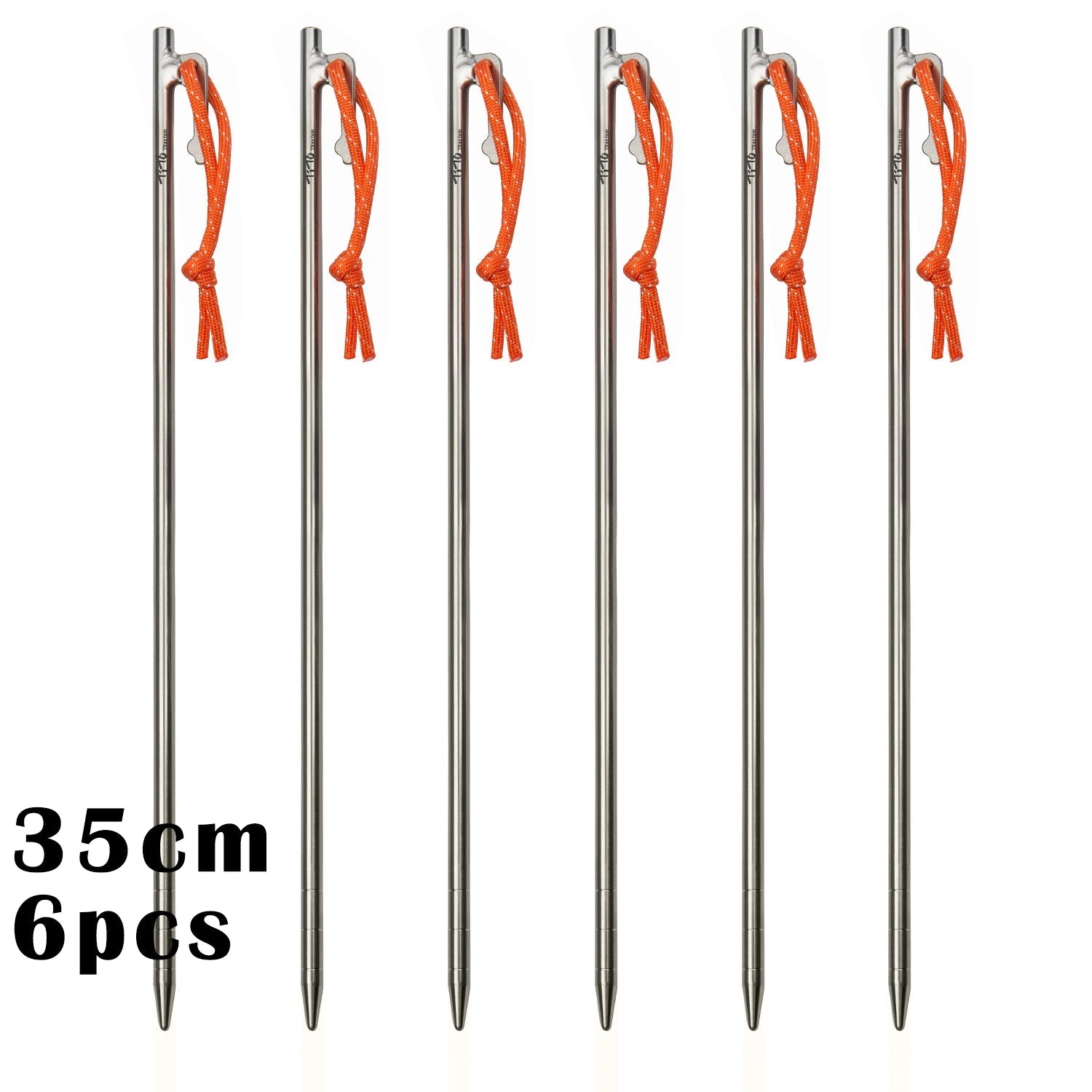 TiTo Titanium Alloy Tent Pegs Outdoor Camping Tent Nail Anti-bending Heavy Duty Canopy Titanium Tent Stake 20/24/30/35/40cm Wild Frontier Gear LLC