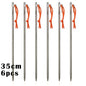 TiTo Titanium Alloy Tent Pegs Outdoor Camping Tent Nail Anti-bending Heavy Duty Canopy Titanium Tent Stake 20/24/30/35/40cm Wild Frontier Gear LLC