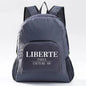 Lightweight Foldable Backpack Sports Travel Hiking Climbing Bag Text Printed Portable Outdoor Pack for Women Men Travel Storage