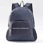 Lightweight Foldable Backpack Sports Travel Hiking Climbing Bag Text Printed Portable Outdoor Pack for Women Men Travel Storage