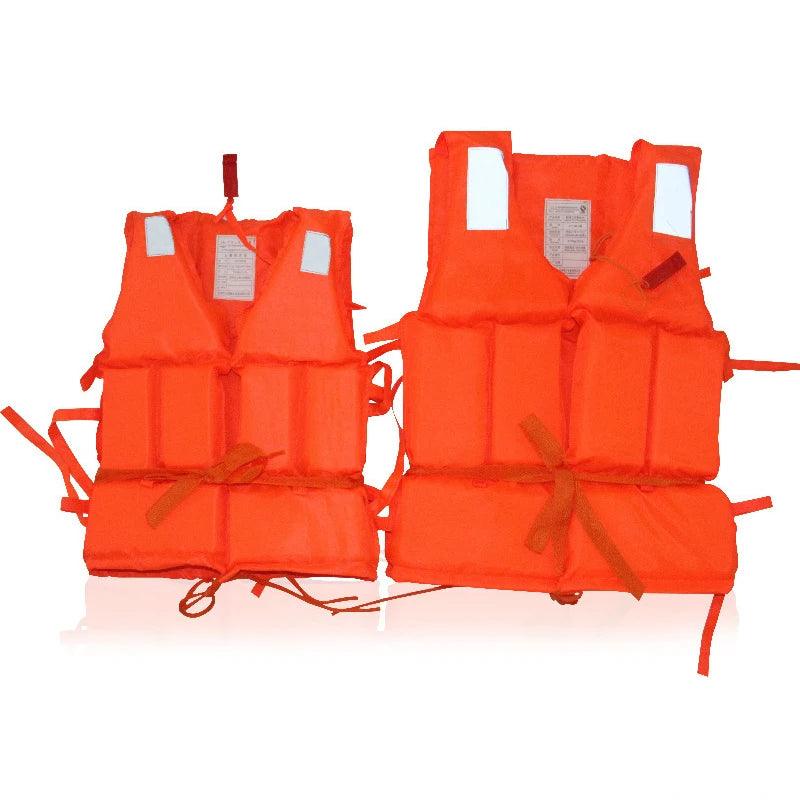 New Orange Adult Childen Foam Flotation Swimming Life Jacket Vest With Whistle Boats Fishing Vest Swimming Drifting Vest - Wild Frontier Gear LLC