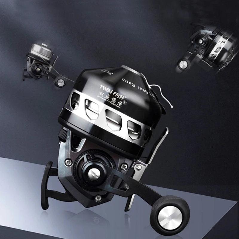 High-Performance Metal Fishing Reel 3.6:1 Gear Ratio with 6+1BB Bearings and Wristband - Model BL33 - Wild Frontier Gear LLC