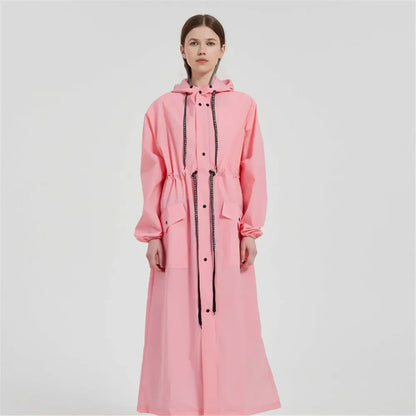 Waterproof Raincoat Outdoor Tourism Hiking Rain Poncho Hooded Rain Coat High-quality Raincoat