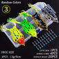 24PC 6g 8g 13g Lifelike Soft Small Jump Frog Engaging Bait Silicone Bait for Crap Fishing Lure Set Kit Gear Crankbait Tackle Box