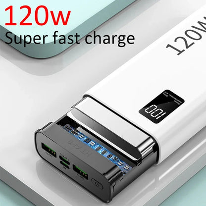 Lenovo 120W High Capacity Power Bank 50000mAh Fast Charging Powerbank Portable Battery Charger For iPhone Samsung Huawei 2025 Wild Frontier Gear LLC