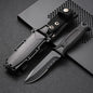 high-quality Stainless Steel Tactical Knife, Wilderness Survival Knife, Portable Self-Defense Straight Knife Set