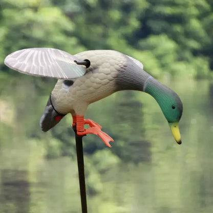 Decoy Mallard Ducks Flexible Duck Decoy SpinningWing Battery Powered Motion Remote Controller Life-like Duck PE Ducks