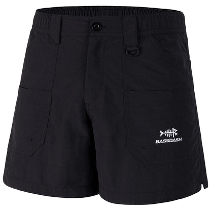Bassdash Youth 5" Fishing Shorts UPF 50+ Water Resistant Quick Dry Boys Girls Hiking Cargo Shorts with Pockets FP03Y - Wild Frontier Gear LLC