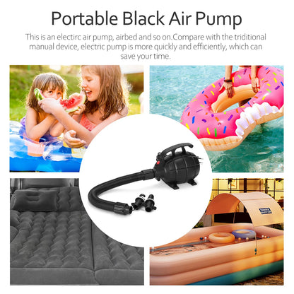 Air Pump Portable Convenient Small Size Home Household Camping Utility Tool Air Bed Air Mat Air Inflation Tool Quick Safety Wild Frontier Gear LLC