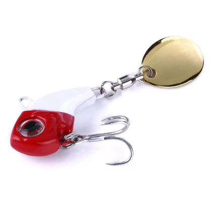 VIB Tail Spinner Fishing Lures - Metal Spoon Jigs for Bass, Pike, and Trout Tackle - Wild Frontier Gear LLC