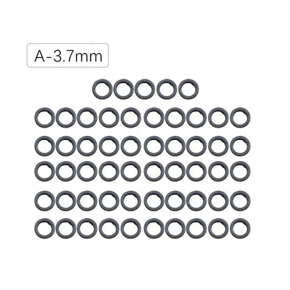 50pcs Carp Fishing Accessories Round Ring Swivels For Hair Chod Rig Pop up Bait Boilie Hook Swivels Connector Terminal Tackle