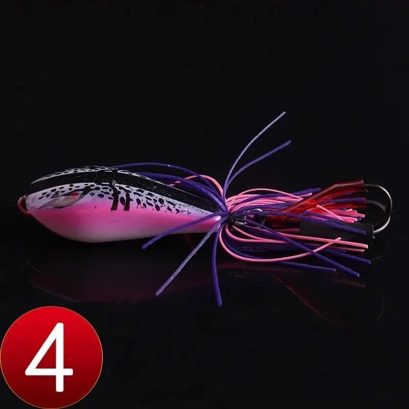 FLYSAND Floating Frog Fishing Lures 9g - Weedless Design with Double Sharp Hooks for Predator Fish - Wild Frontier Gear LLC