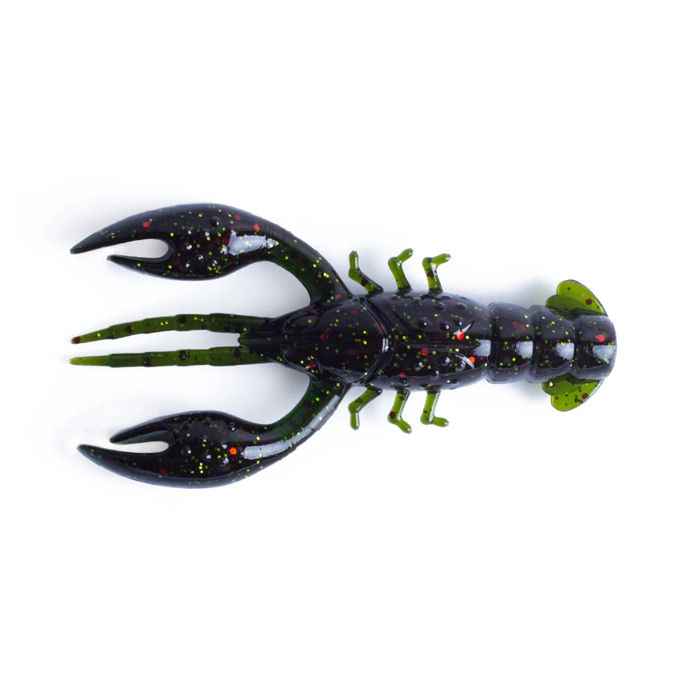Hanlin Floating 65mm 4g Crawfish Larvae Soft Silicone Bait Jigs Wobbler Worms Fishing Lures Artificial Swimbait Bass Pike Tackle Wild Frontier Gear LLC