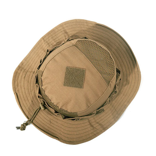 Men Camouflage Tactical Hat Bucket Multicam Sunscreen Rounded Hats Summer BreathableCap Hunting Hiking Outdoor Balaclava