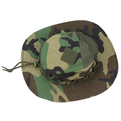 Men Camouflage Tactical Hat Bucket Multicam Sunscreen Rounded Hats Summer BreathableCap Hunting Hiking Outdoor Balaclava