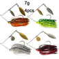Eupheng Premium Spinner Bait Fishing Lures | Versatile Weight Options & 3D Fish Head Designs for Bass and Pike Fishing - Wild Frontier Gear LLC