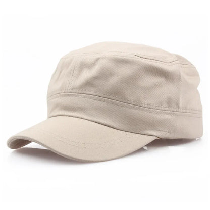 Solid Color Adjustable Military Hat Unisex Retro Plain Cotton Baseball Cap Fashion Casual Outdoor Breathable Hiking Hunting Hat