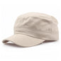 Solid Color Adjustable Military Hat Unisex Retro Plain Cotton Baseball Cap Fashion Casual Outdoor Breathable Hiking Hunting Hat