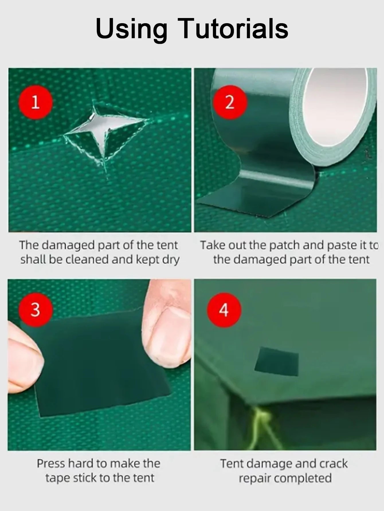10M Adhesive Repair Tape for Tent Waterproof Repair Use - Wild Frontier Gear LLC
