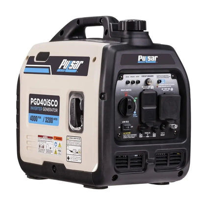 Ultra Light 4000W Gas Inverter Generator 51 lbs 12oz Tank 4.5Hr Run Time RV AC Fridge Ready Quiet Residential Camping PGD40ISCO Wild Frontier Gear LLC