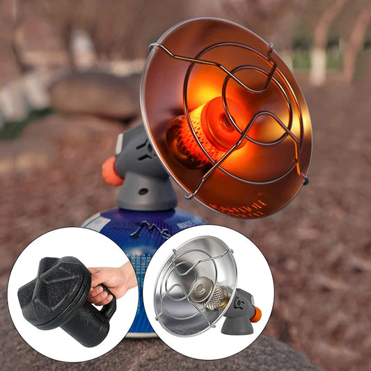 Outdoor Portable Mini Heater Winter Camping fishing tent Stove Gas Burner Heating Survival Equipment Windproof Stainless Steel Wild Frontier Gear LLC