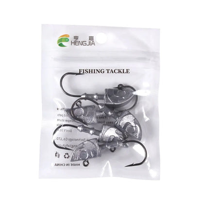 big jig head long hook heavy Triangle Head Hooks  fishing hook soft worm jig Lure Hook Jig Head Fishing Tackle
