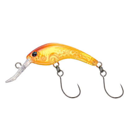 LTHTUG Area Trout Fishing Lure RUSH BELL Medium Diving Minnow 33mm 2g Floating Crankbait Noiseless Hard Artificial LW124