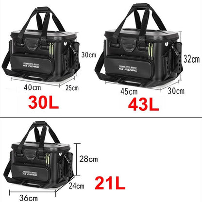 Portable Light 21L 30L 43L Fishing Box Tackle Box Outdoor Tank Case Gear Tools Fish Storage Sea Fishing with Portable Air Holes - Wild Frontier Gear LLC