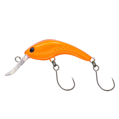 LTHTUG Area Trout Fishing Lure RUSH BELL Medium Diving Minnow 33mm 2g Floating Crankbait Noiseless Hard Artificial LW124