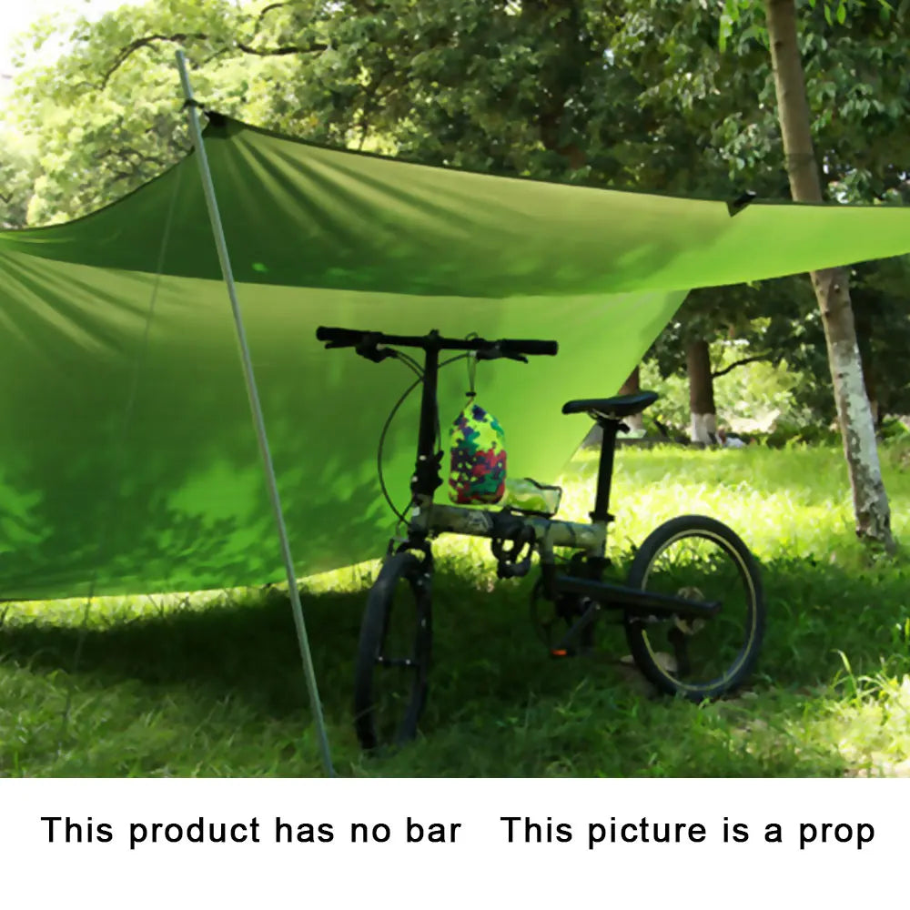 3x3m Awning Waterproof Sun Shelter Tent Tarp for Beach Shade Outdoor Camping Hammock Rain Fly Ultralight UV Garden Awning Canopy Wild Frontier Gear LLC