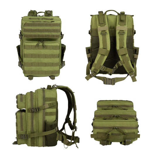 35L Hunting Rucksack Tactical Pack Backpack Waterproof Bug Out Bag Small Outdoor Hiking Camping Tactical Backpack Men's Travel