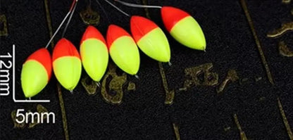 120pcs (20packs)/lot Oval Fishing Float Seven Star Bobber Beans Rig Making Floating Beans Red/Yellow/Mix Beads Carp Fishing J494 Wild Frontier Gear LLC