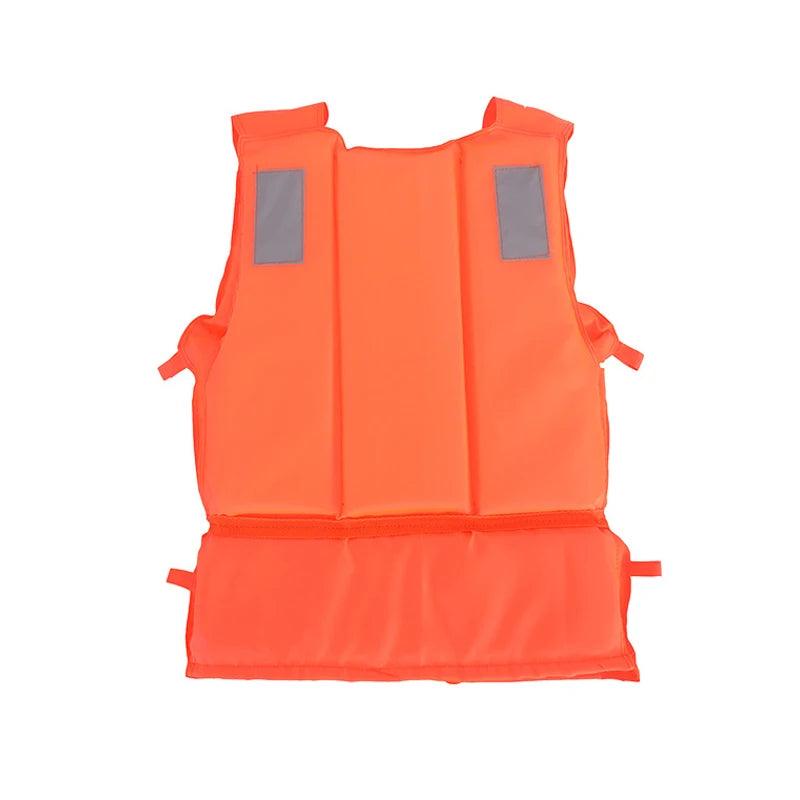 New Orange Adult Childen Foam Flotation Swimming Life Jacket Vest With Whistle Boats Fishing Vest Swimming Drifting Vest - Wild Frontier Gear LLC