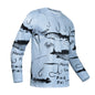 2024 Fishing Shirt Men Summer Outdoor Fishing Clothing Sunscreen Long Sleeve Fish Print Casual Shirts Anti-UV Fishing Shirts - Wild Frontier Gear LLC