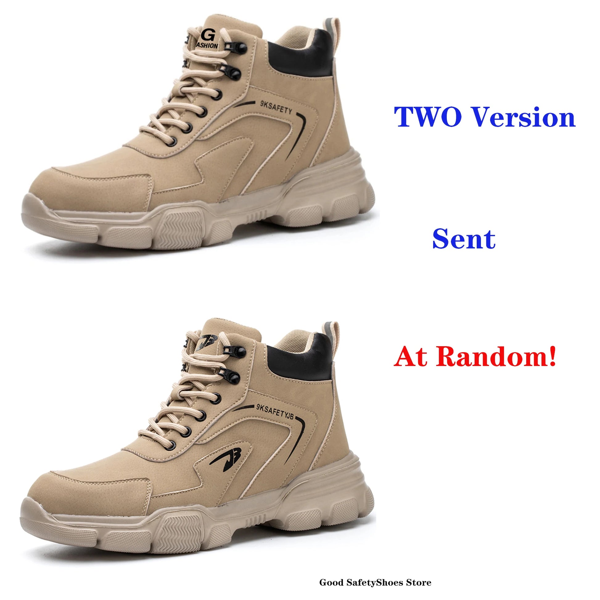 Men Steel Toe Safety Work Boots Indestructible Construction Safety Boots Puncture Proof Male Work Shoes Protective Footwear - Wild Frontier Gear LLC