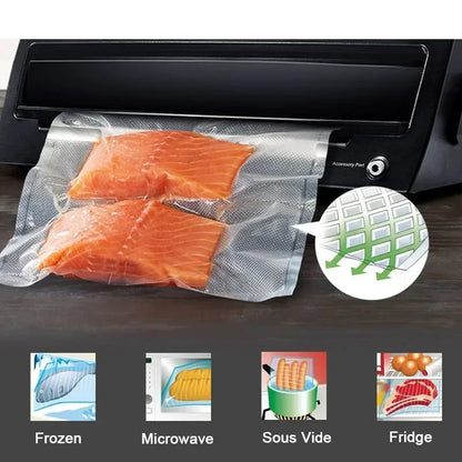 Food Vacuum Bags for Sous Vide Storage Packaging bag for Vacuum Sealer Meat Fruits Vegetables 500cm/Rolls