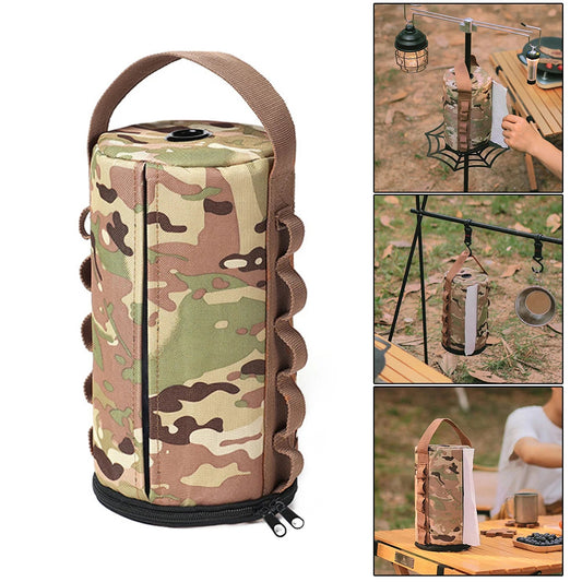 Polyester Camping Paper Box Multifunctional Kitchen Tissue Box Middle Perforated Paper Extraction Box Portable Outdoor Equipment Wild Frontier Gear LLC