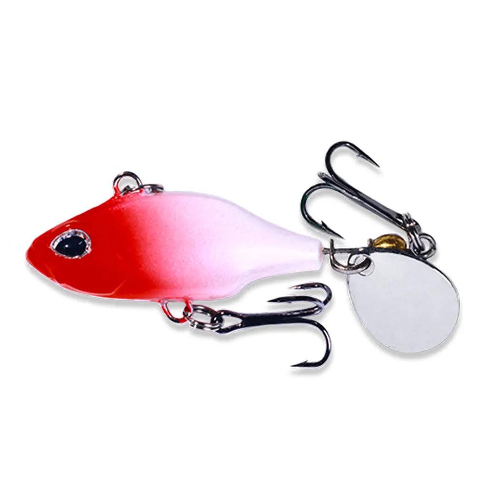 VIB Vibration Spinner Spoon Fishing Lure 5.2cm 8.8g Jigs for Trout and Winter Fishing Tackle - Wild Frontier Gear LLC