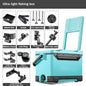 Fishing Tool Accessories Set Table Box 32L Large Capacity PP Material Insulation Live Fish Box Multifunctional Fishing Box