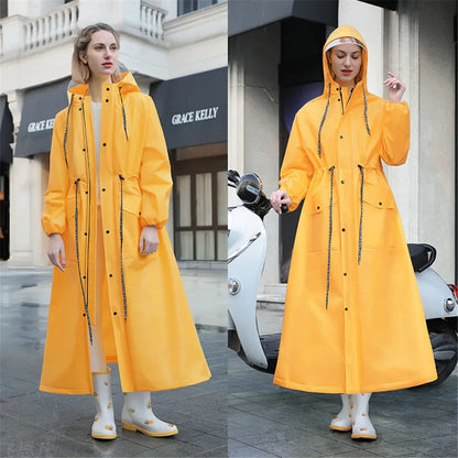 Waterproof Raincoat Outdoor Tourism Hiking Rain Poncho Hooded Rain Coat High-quality Raincoat