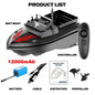 VWVIVIDWORLD Brand,500M Remote Control,RC Fishing Bait Boat,2KG Loaded,Fixed Speed Cruise,Waterproof,High Speed,4 Night Light