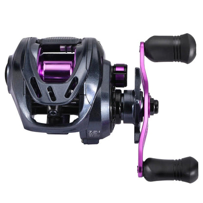 Sougayilang Purple Baitcasting Fishing Reel 7.2:1 High Speed - Wild Frontier Gear LLC