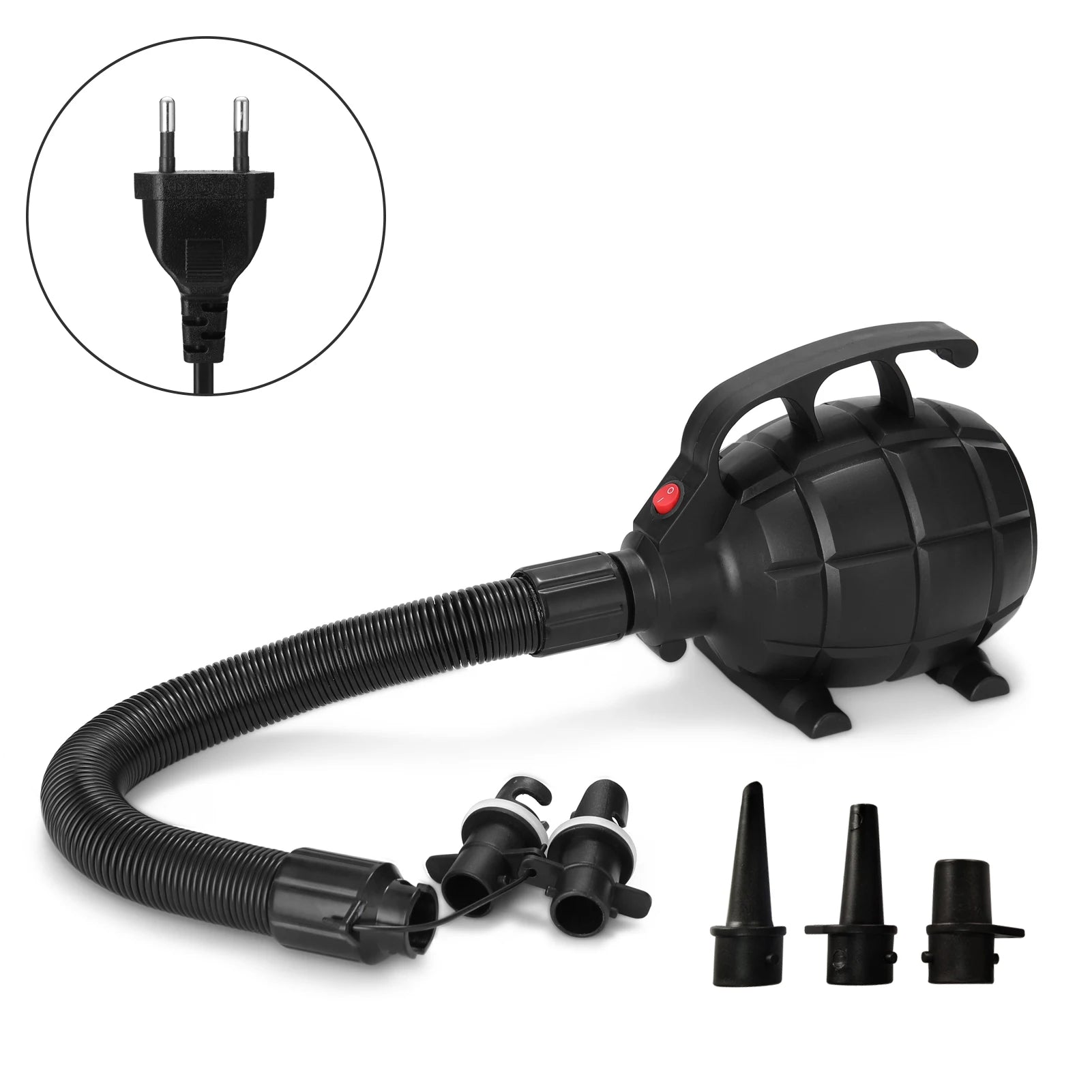 Air Pump Portable Convenient Small Size Home Household Camping Utility Tool Air Bed Air Mat Air Inflation Tool Quick Safety Wild Frontier Gear LLC