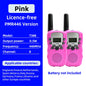 2Pcs/Set Mini Walkie Talkie Children Toy 3 Mile Range Two Way Receiver Electronic toy Radio LCD Flashlight Children Gift for kid