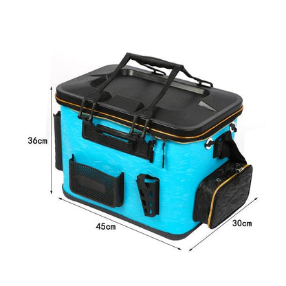 Portable Fishing Bucket Folding EVA Fishing Tackle Bag 6 Style Live Fish Box Fishing Tool Gear Accessories 36/40/45cm - Wild Frontier Gear LLC