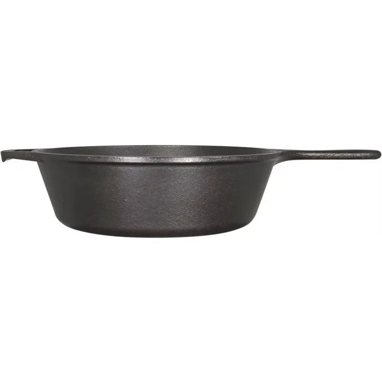 Lodge Cast Iron Deep Skillet, 12 inch Wild Frontier Gear LLC