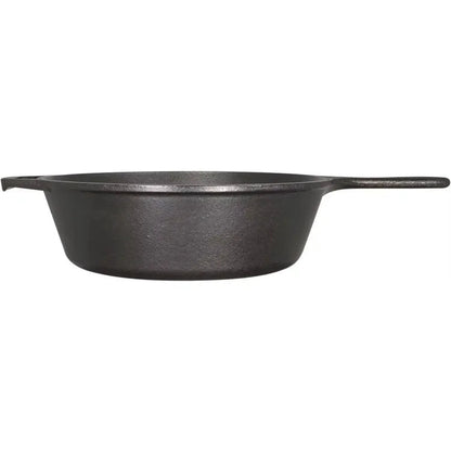 Lodge Cast Iron Deep Skillet, 12 inch Wild Frontier Gear LLC