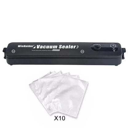 Portable Home 3 IN 1 Vacuum Sealer Machine  Automatic Food Preservation Storage Dry Wet Vaccum Packing with Free 10 Sealing Bags