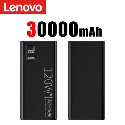 Lenovo 120W High Capacity Power Bank 50000mAh Fast Charging Powerbank Portable Battery Charger For iPhone Samsung Huawei 2025 Wild Frontier Gear LLC